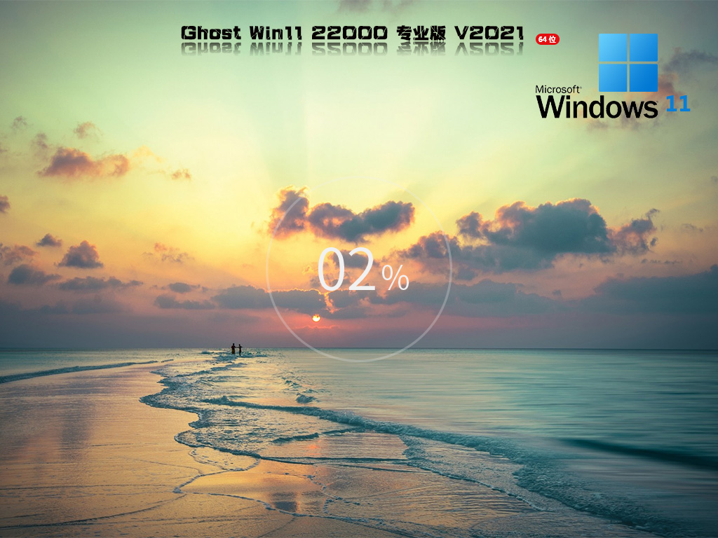 Ghost Win11 21H2 22000.376 רҵ V2021.12